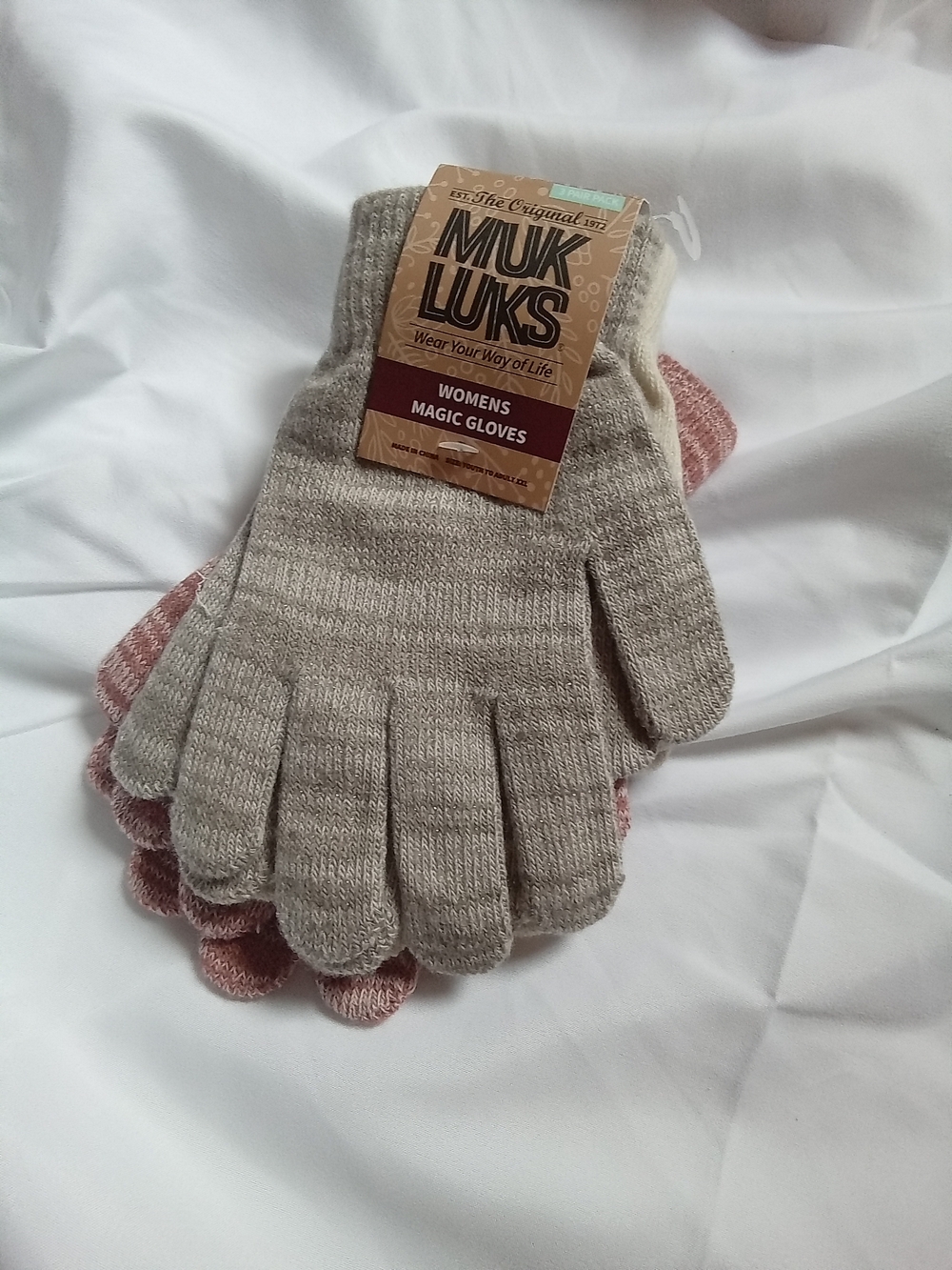Muk Luks (3) Women’s Knit Gloves NWT - OSFM